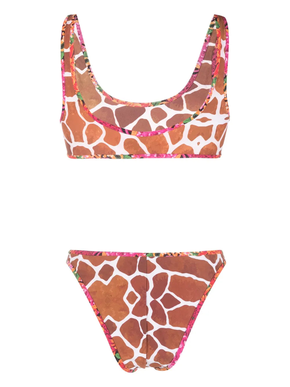 Giraffe-Print Bikini Set