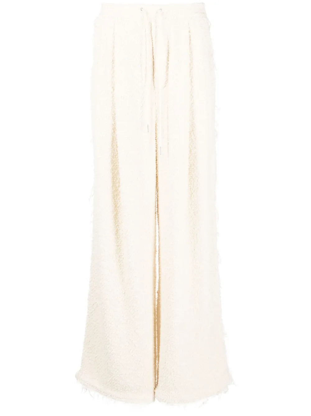 Bouclé Wide-Leg Trousers