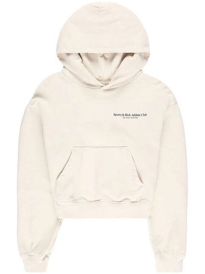 Logo-Print Cotton Hoodie