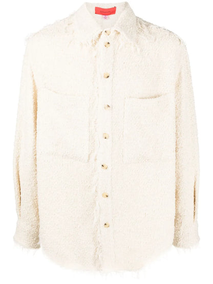 Button-Up Bouclé Jacket