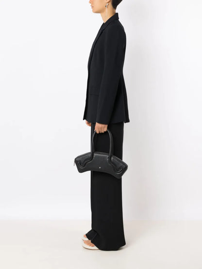 Single-Breasted Notched-Lapel Blazer