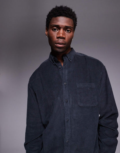 90S Oversized Cord Shirt
