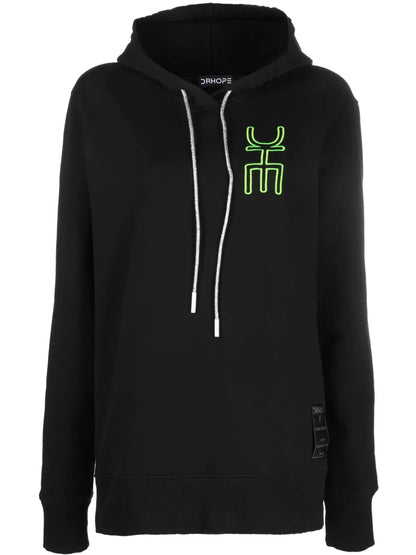 Logo-Embroidered Cotton Hoodie
