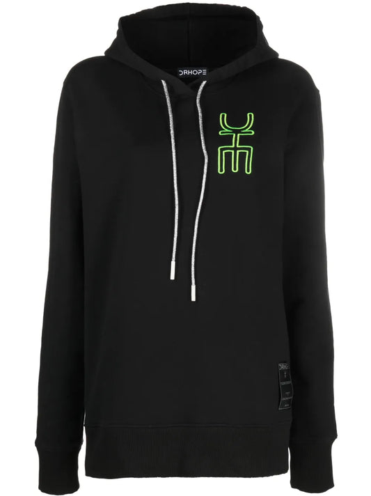 Logo-Embroidered Cotton Hoodie