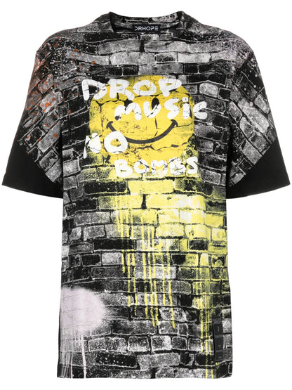 Graphic-Print Cotton T-Shirt