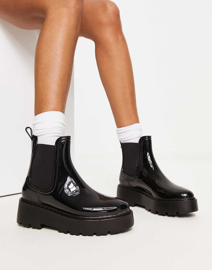 Gadget Chunky Chelsea Rain Boots