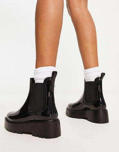 Gadget Chunky Chelsea Rain Boots