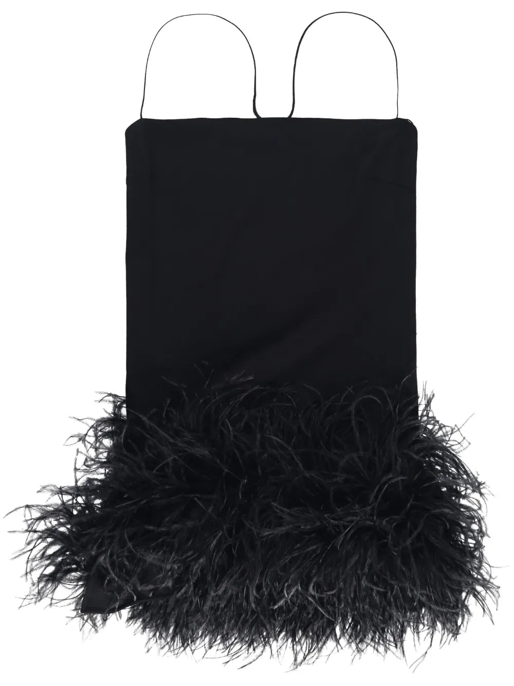 Fujiko Feather-Trim Minidress