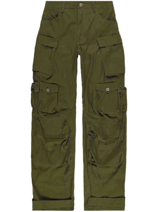 Wide-Leg Cargo Pockets