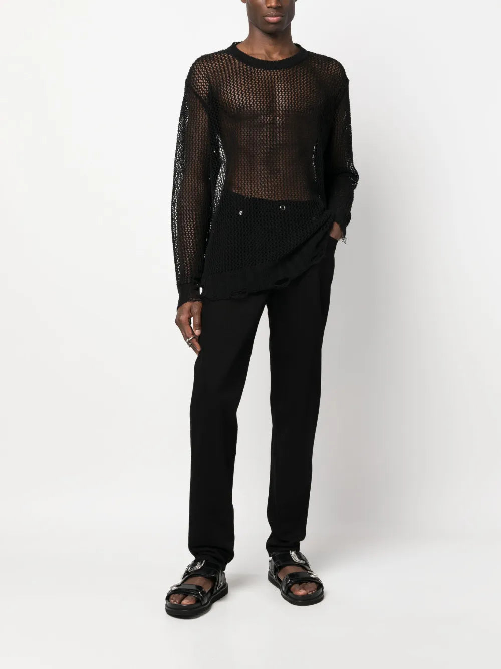 Mid-Rise Straight-Leg Jeans