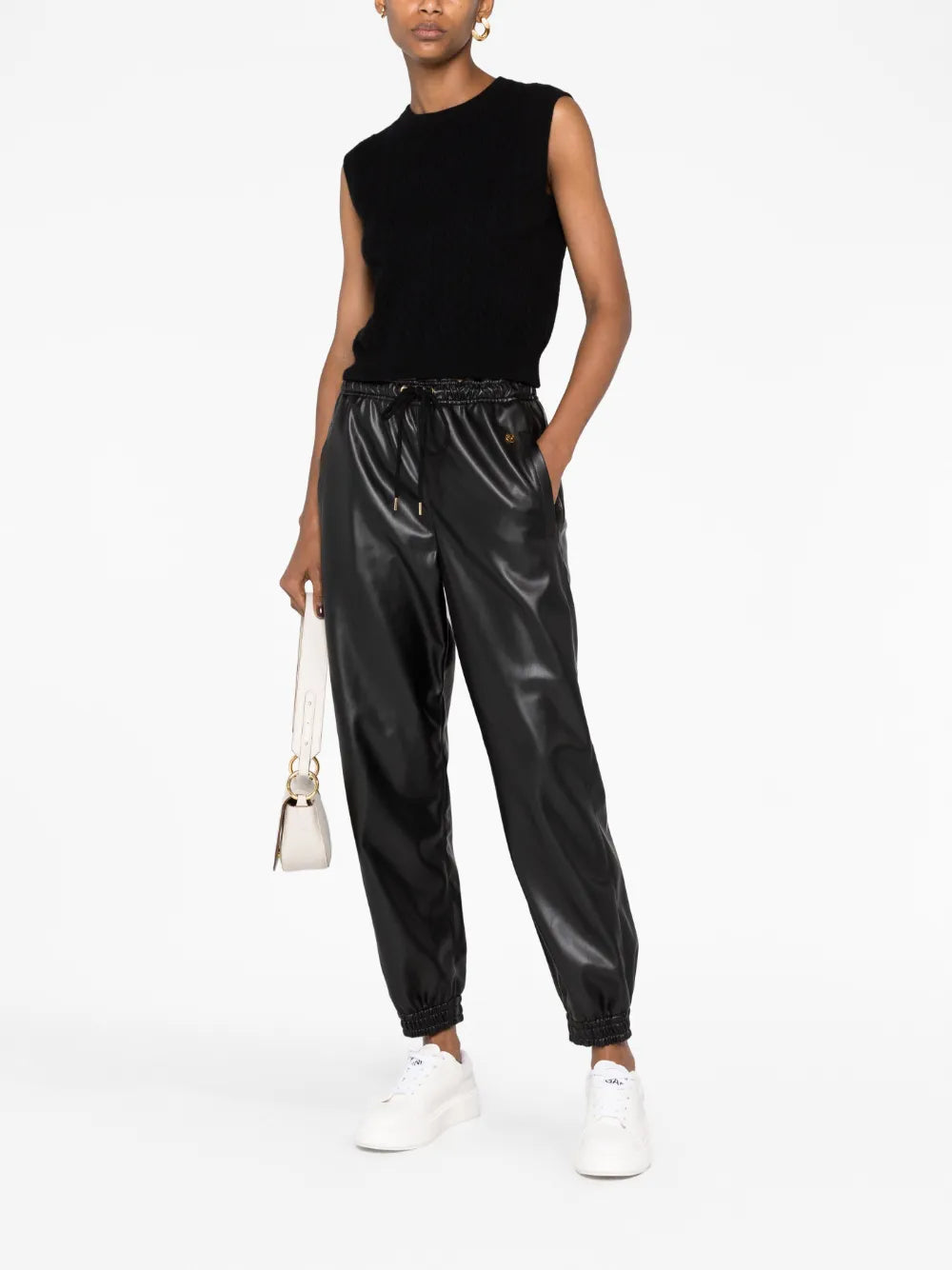 Drawstring-Waist Track Pants