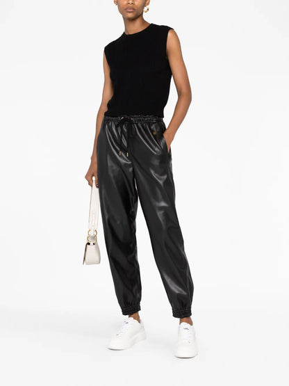Drawstring-Waist Track Pants