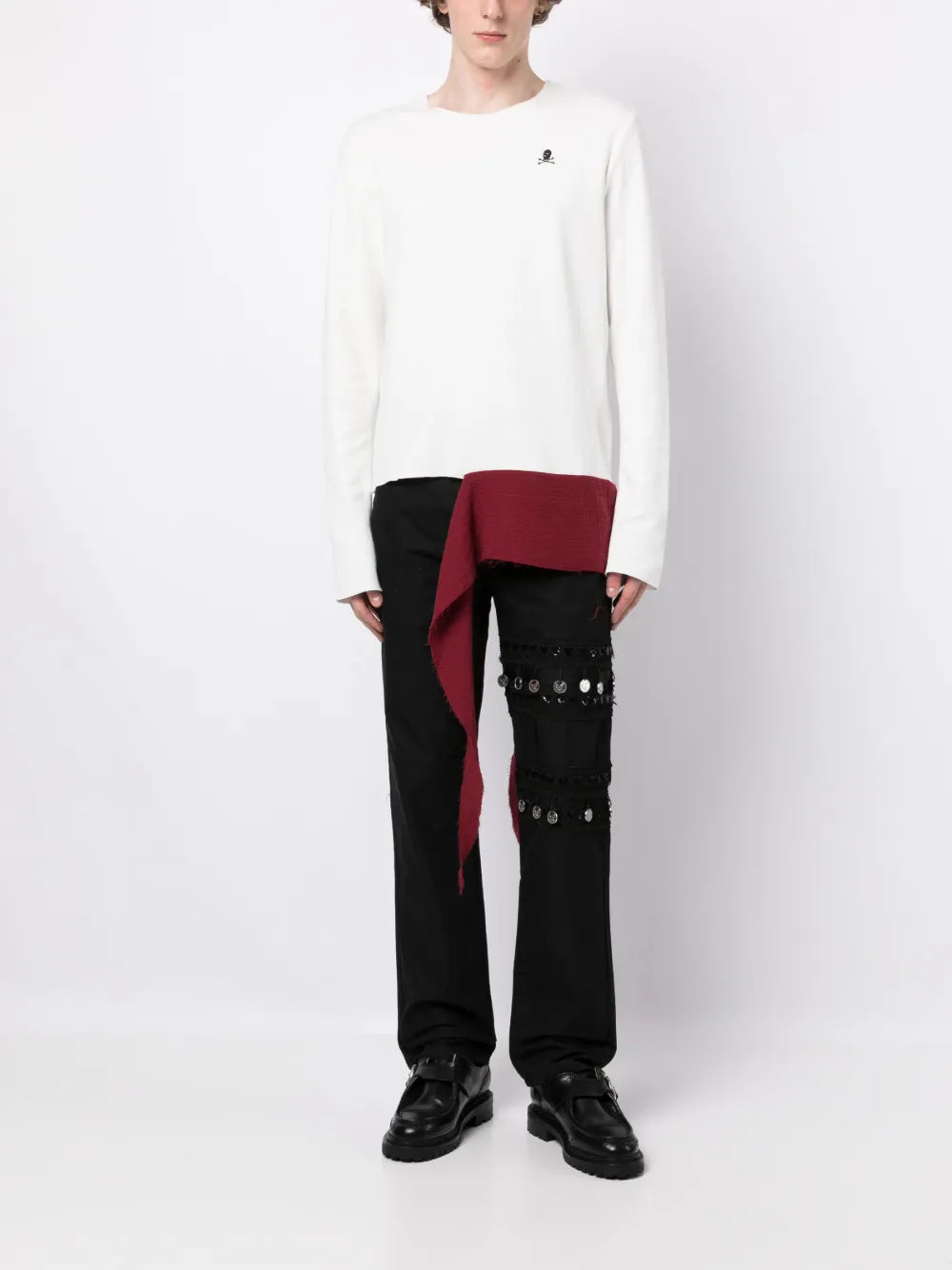 Raw-Cut Asymmetric Cotton Top