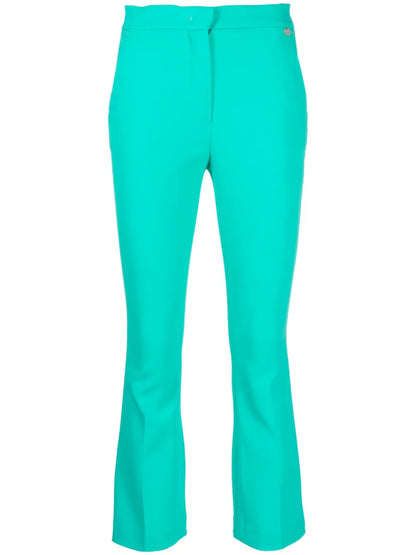 Flared Cropped Trousers