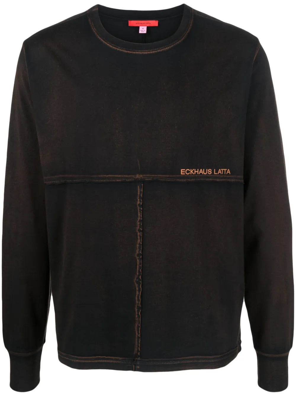 Logo-Print Panelled Sweatshirt