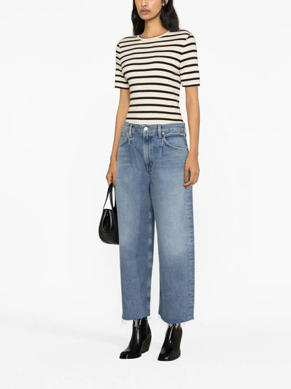 Dagna High-Rise Straight-Leg Jeans