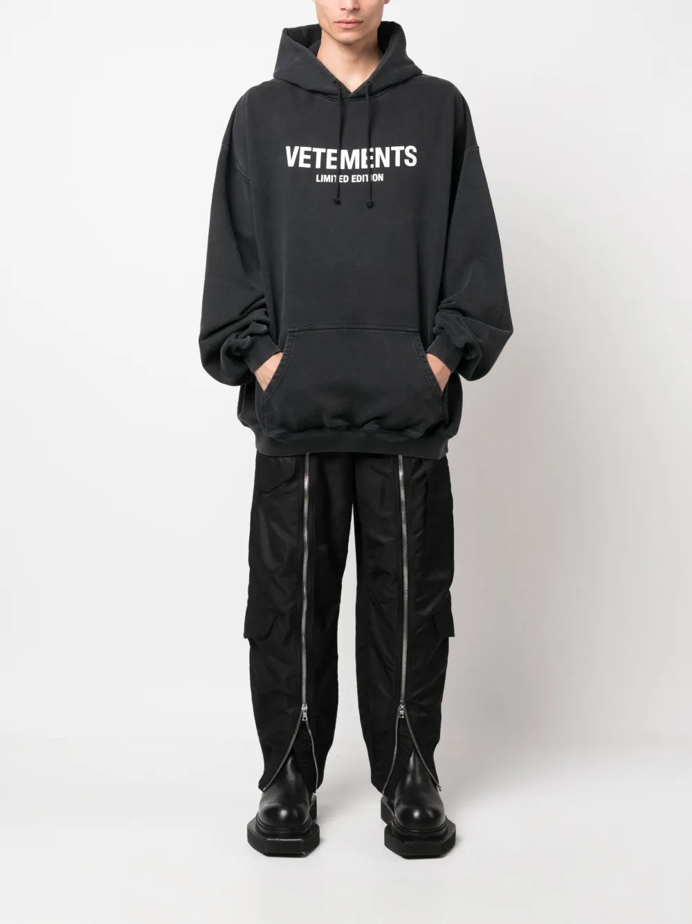 Logo-Print Cotton Hoodie