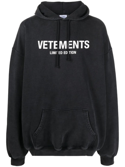 Logo-Print Cotton Hoodie