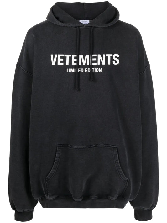 Logo-Print Cotton Hoodie