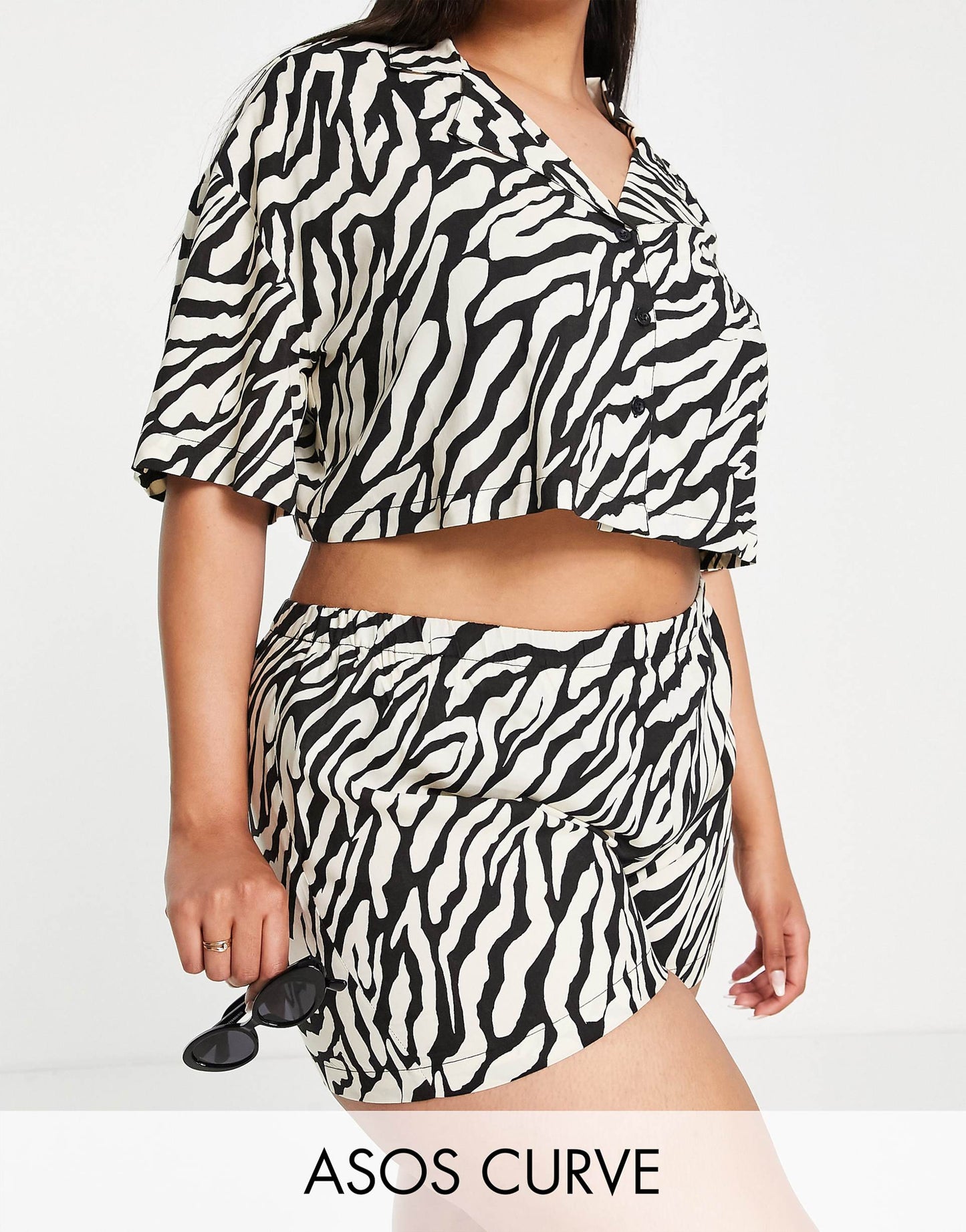 Curve Co Ord Beach Shorts