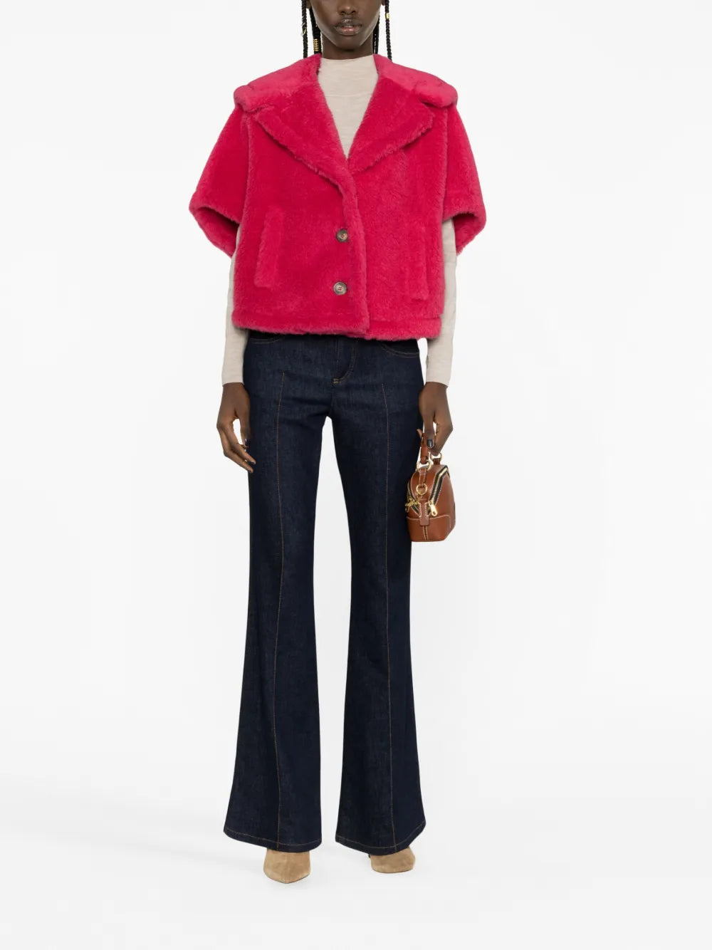 Short-Sleeved Wool Jacket