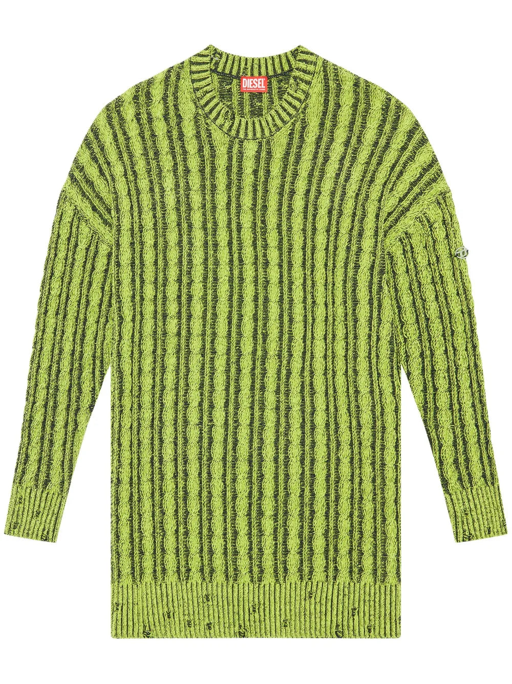 M-Pantesse Cable-Knit Drop-Shoulder Jumper