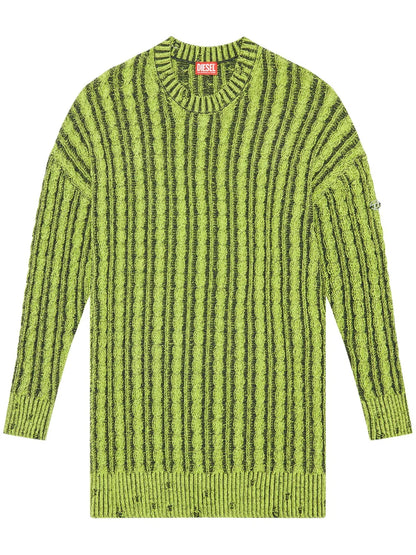 M-Pantesse Cable-Knit Drop-Shoulder Jumper