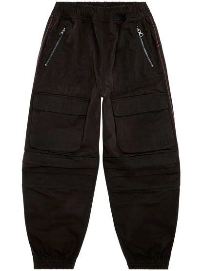 P-Mirt Cargo-Pocket Tapered Trousers