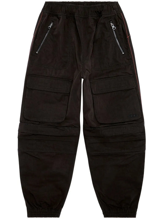 P-Mirt Cargo-Pocket Tapered Trousers