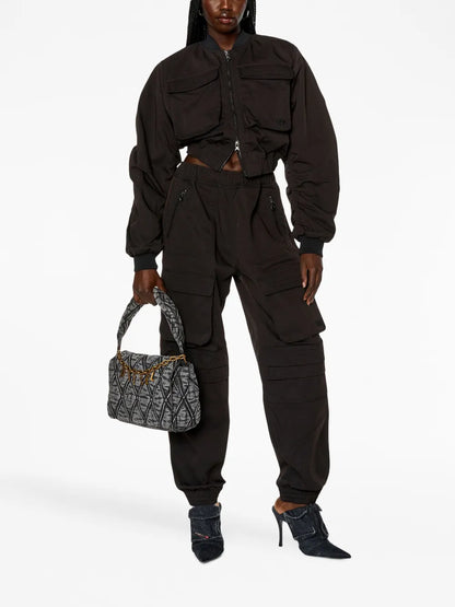 P-Mirt Cargo-Pocket Tapered Trousers