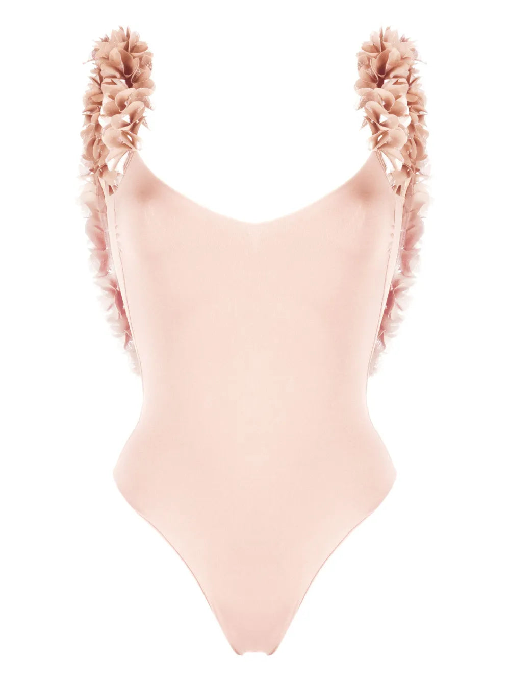 Floral-Appliqué Swimsuit