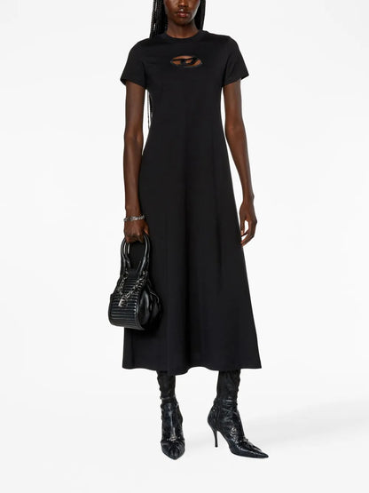 D-Alin-Od Cut-Out Cotton Midi Dress