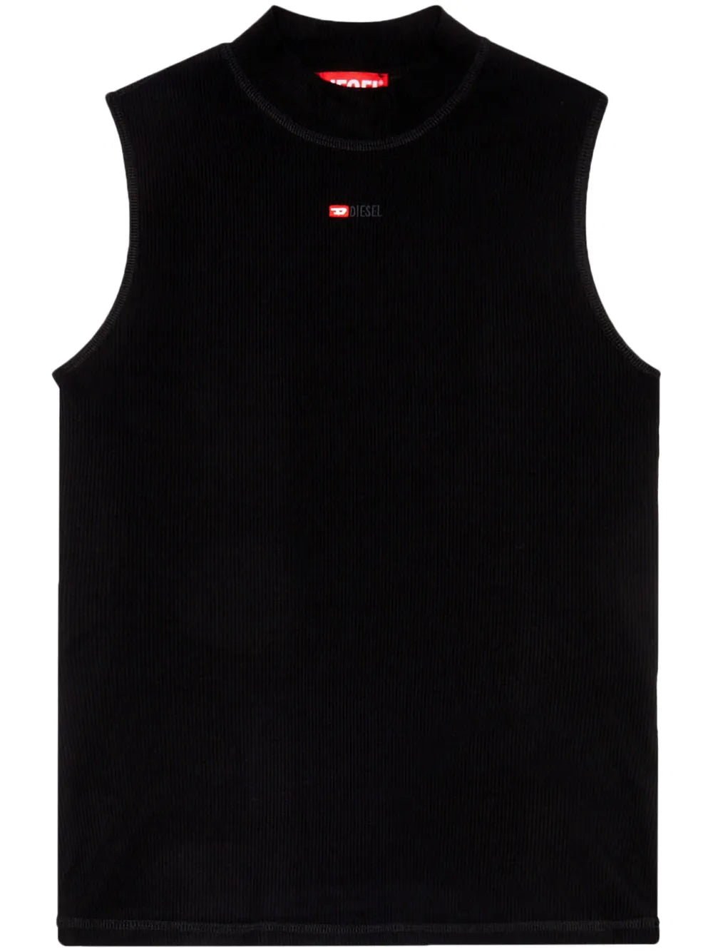 T-Mokky-Sl-Microdiv Mock-Neck Top