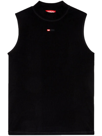 T-Mokky-Sl-Microdiv Mock-Neck Top