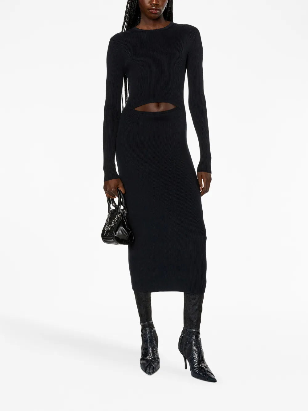 M-Pelagos Cut-Out Detail Midi Dress