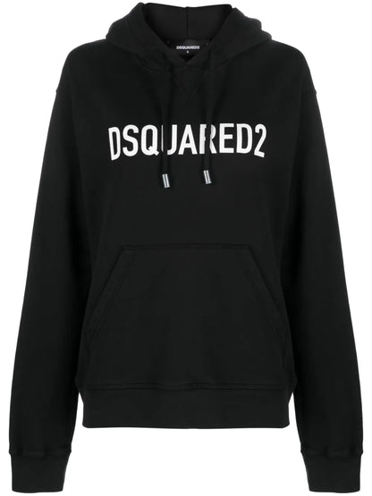 Logo-Print Cotton Hoodie
