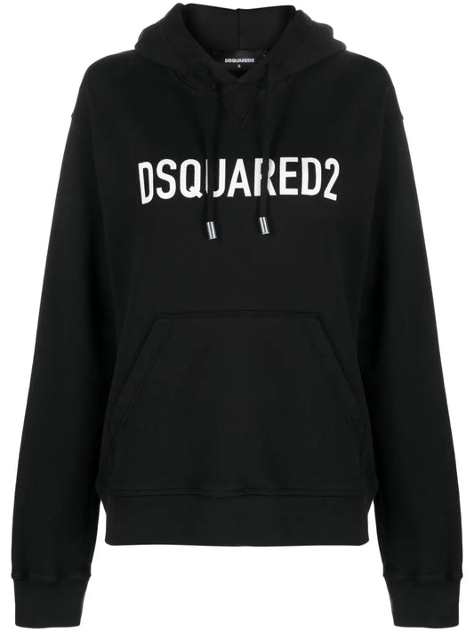 Logo-Print Cotton Hoodie