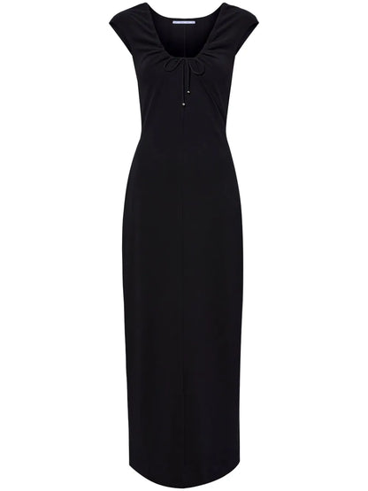 Nina Gathered Midi Dress