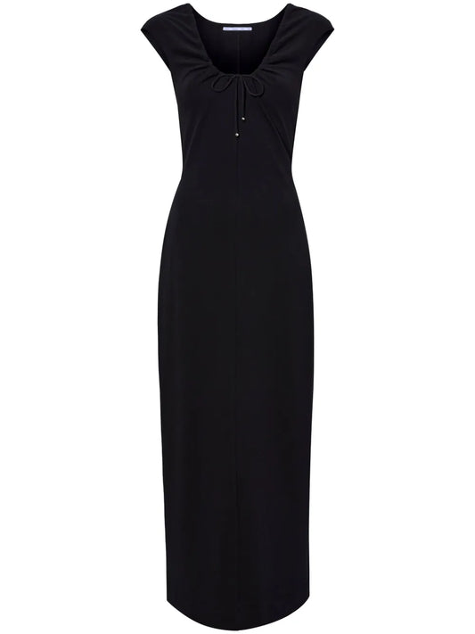 Nina Gathered Midi Dress