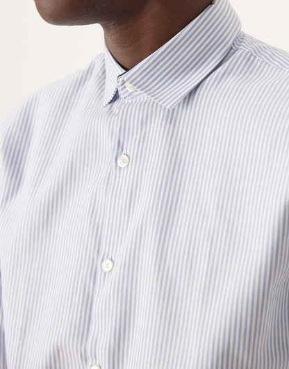 Slim Fit Striped Easy Iron Smart Shirt