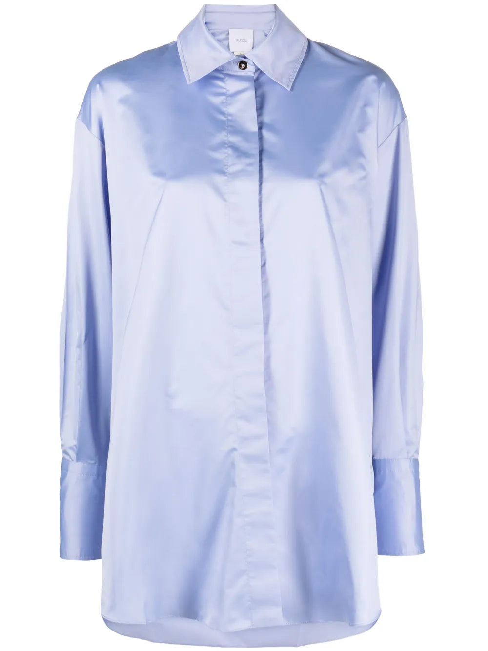 Mini Satin Shirtdress