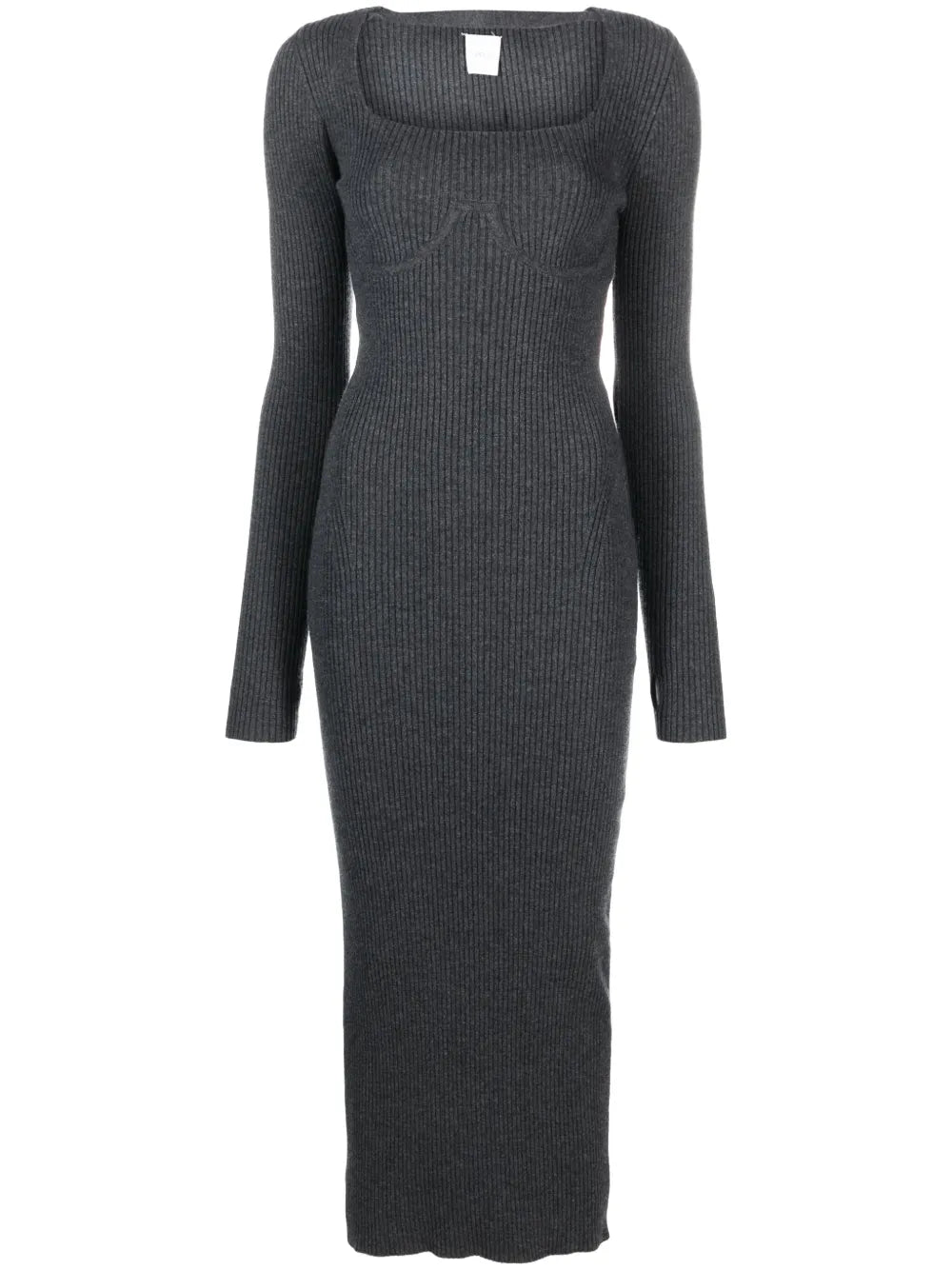 Long-Sleeve Knitted Dress