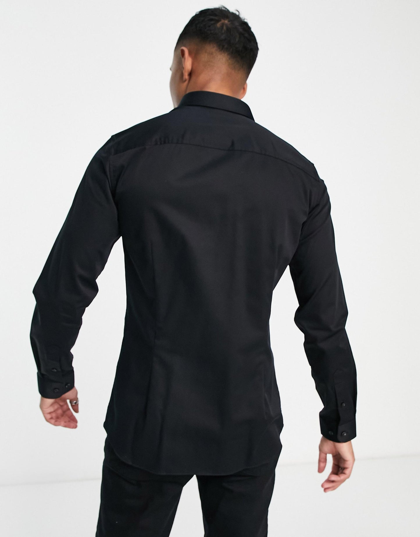 Premium Super Slim Fit Stretch Smart Shirt