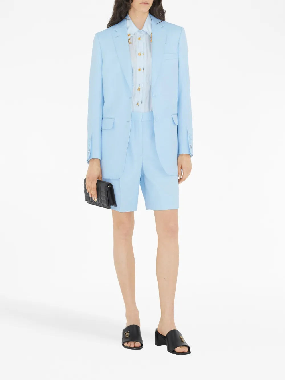 High-Waisted Tailored Shorts