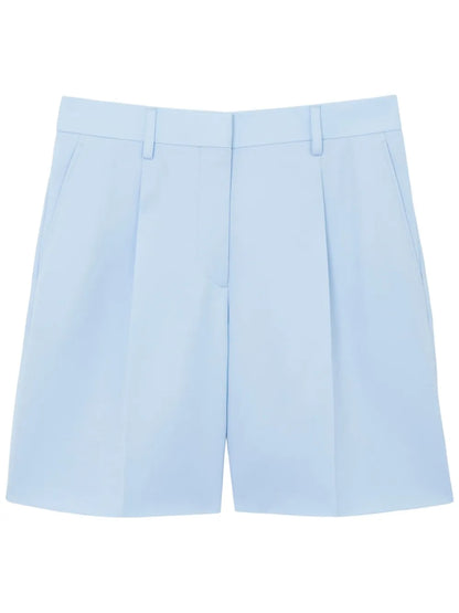 High-Waisted Tailored Shorts