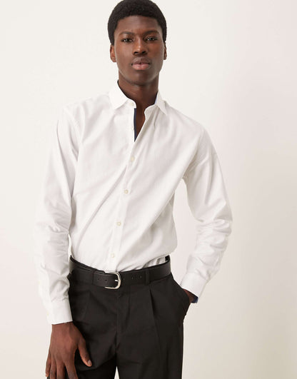 Slim Fit Easy Iron Smart Shirt