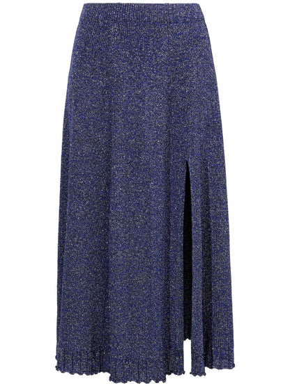 Lidia Lurex-Detail Knitted Skirt