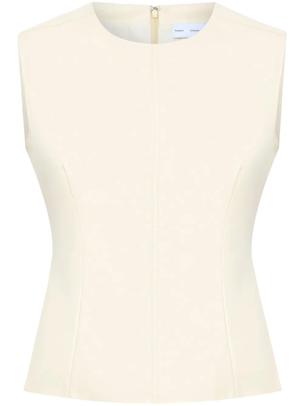 Logan Faux-Leather Sleeveless Top