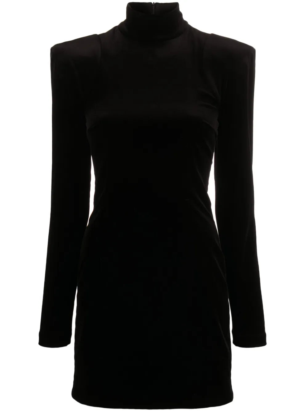 Stretch-Velvet Minidress