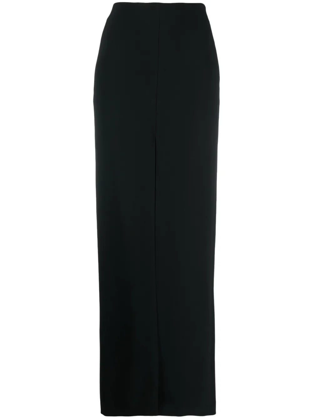 Crepe High-Waisted Maxi Skirt